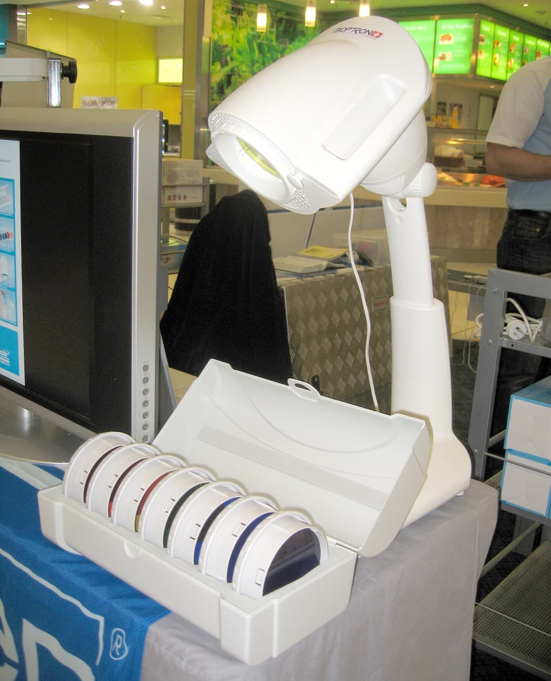 Modern chromotherapy session